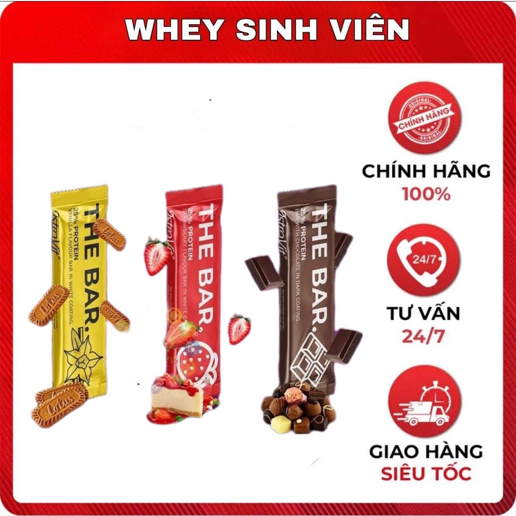 OSTROVIT THE BAR PROTEIN BAR ( 1 THANH ) TẠI WheySinhVien MB