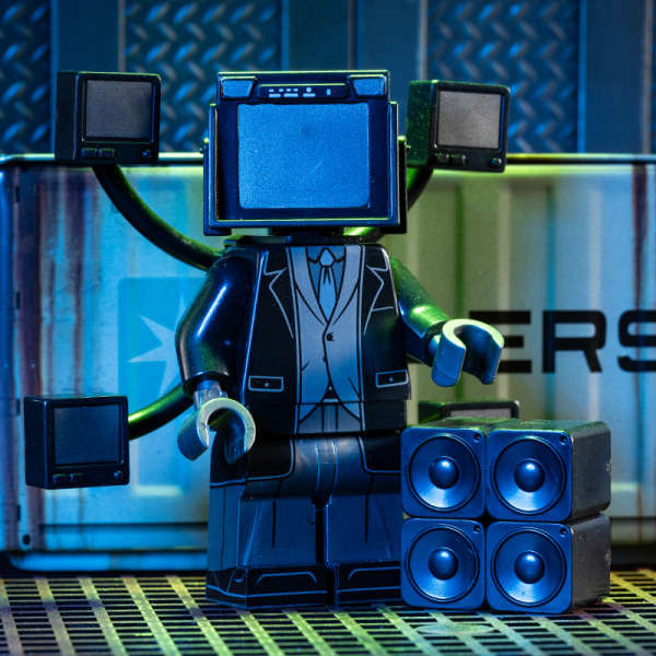 lego skibidi toilet Lightning Toilet Man Giám sát Titan TV Man 3.0 Lắp ráp khối gỗ Man Đồ chơi KDL82