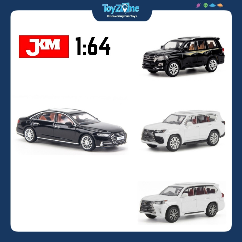 Mô hình xe JKM tỉ lệ 1:64 - Mitsubishi, Toyota, Lexus, Audi chính hãng JKM
