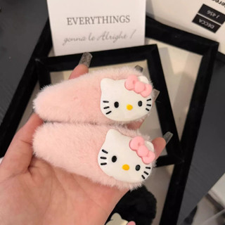 Phim Hoạt Hình Nhật Bản Dễ Thương Màu Hồng Hello Kitty Kẹp Tóc Cô Gái Ngọt Ngào Nổ Kẹp