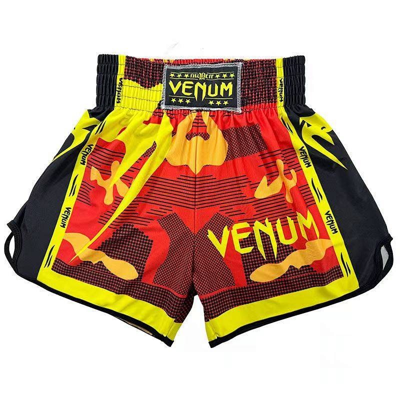 New Comfort Boxing Training Pant Men's and Women's Fighting Sanda Fitness Exercise Muay Thai Shorts 