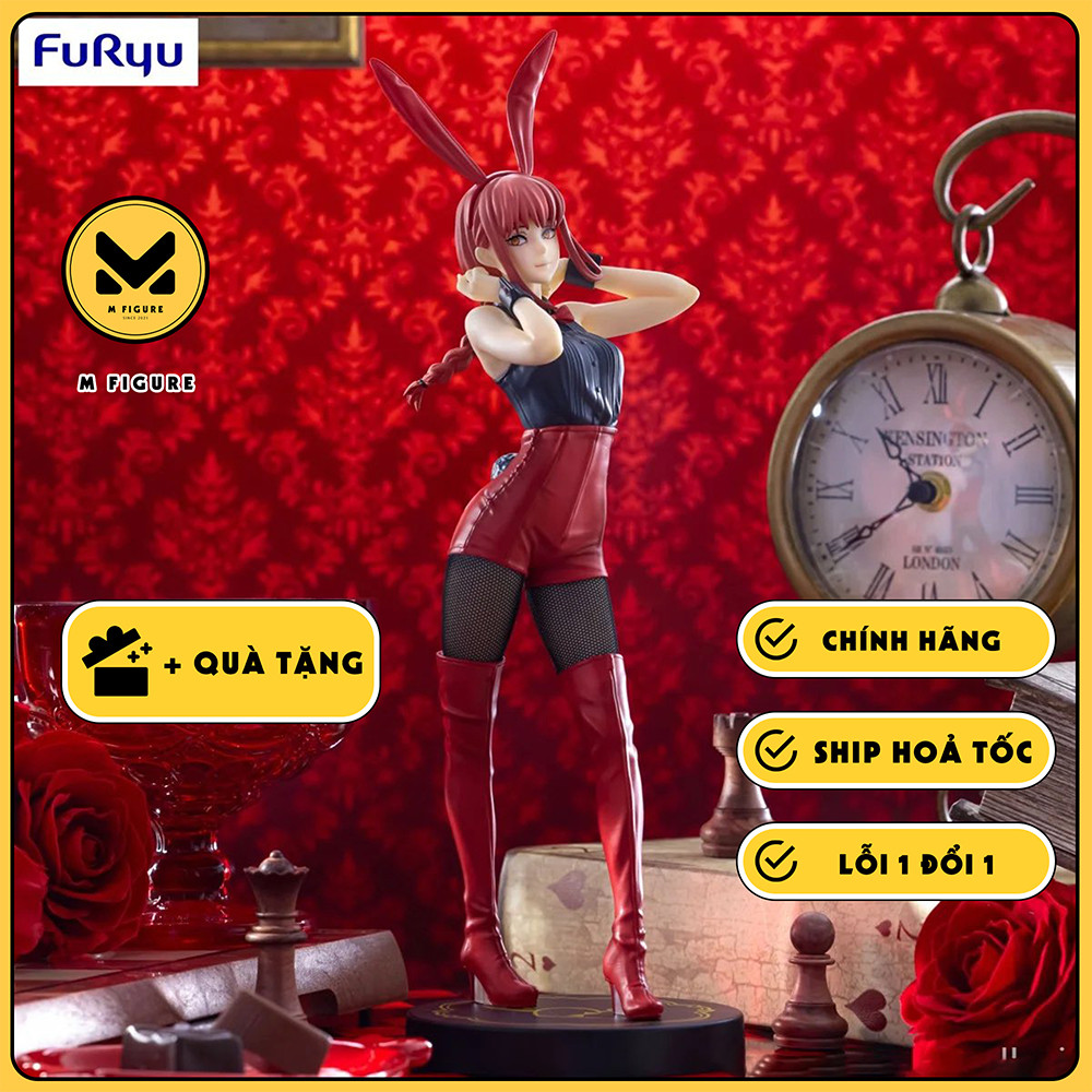 MÔ HÌNH Makima -  Chainsaw Man - BiCute Bunnies - Red Ver. (FuRyu, Round1) FIGURE CHÍNH HÃNG