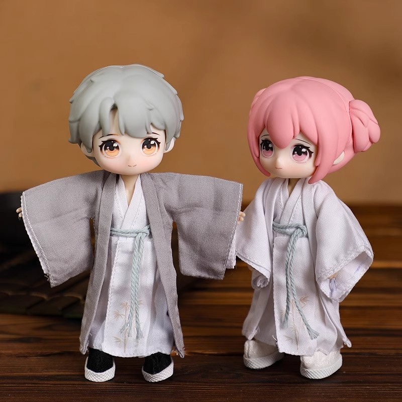 Ob Quần Áo Bé Hanfu 2 Điểm bjd Fairy GSC Nendoroid Ymy Knight P9 Scholar body9 Set-Happy Shop