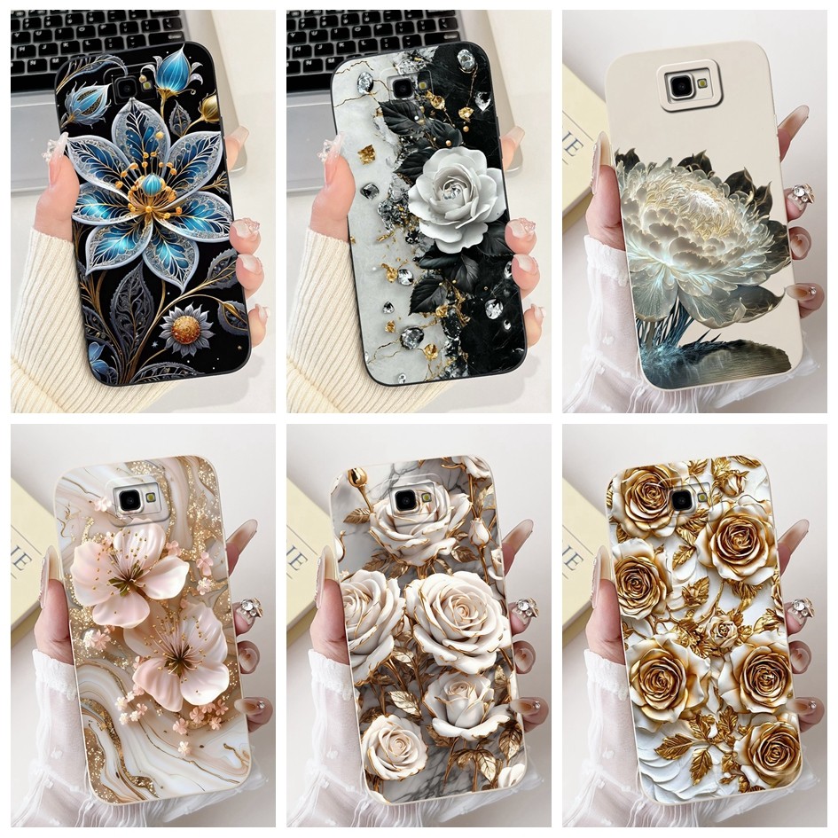 Vỏ Mới Cho Samsung Galaxy J4 Plus J4 + 2018 Ốp Lưng Hoa Đẹp Mềm Silicon Mờ Dành Cho Samsung J4 Core 