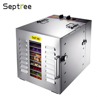 [MALL] Máy sấy thực phẩm chuyên nghiệp dung tích lớn 59 lít, 10 khay thương hiệu Mỹ Septree ST-01 - Bảo Hành 1 Năm