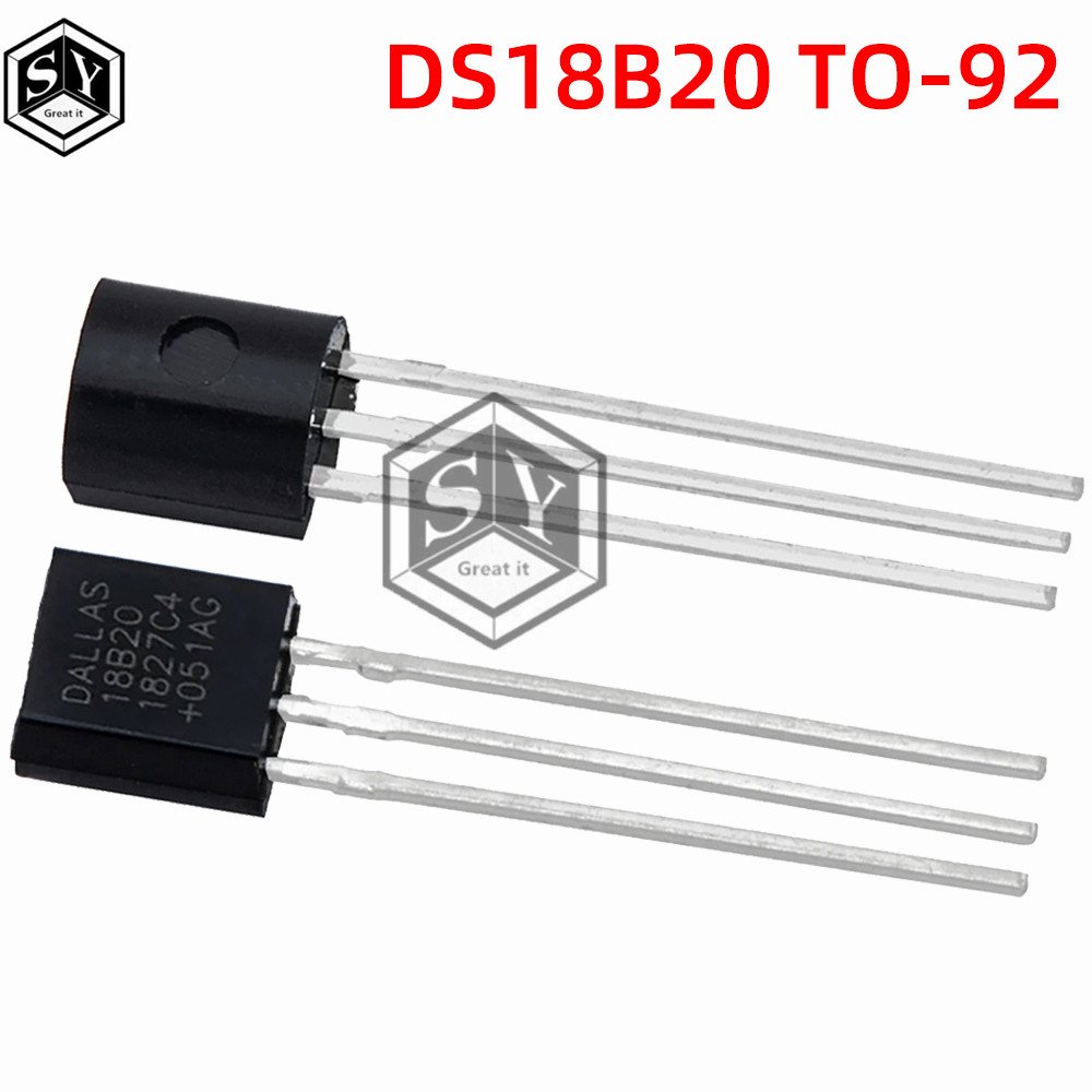 1 Cái / 5 Cái / 10 Cái / lốc Cảm Biến chip Điện Tử DS18B20 TO-92 18B20 chip Cảm Biến Nhiệt Độ IC 18b