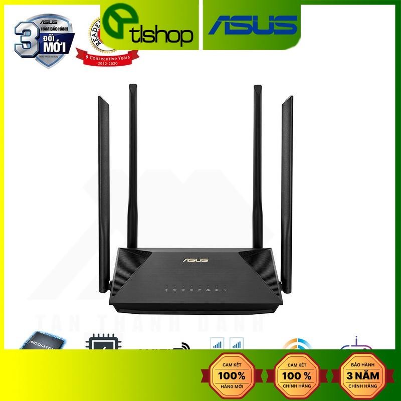 Bộ phát wifi 6 Asus RT-AX53U MU-MIMO Aimesh AX1800Mbps (Chính Hãng Asus Việt Nam) | BigBuy360 - bigbuy360.vn
