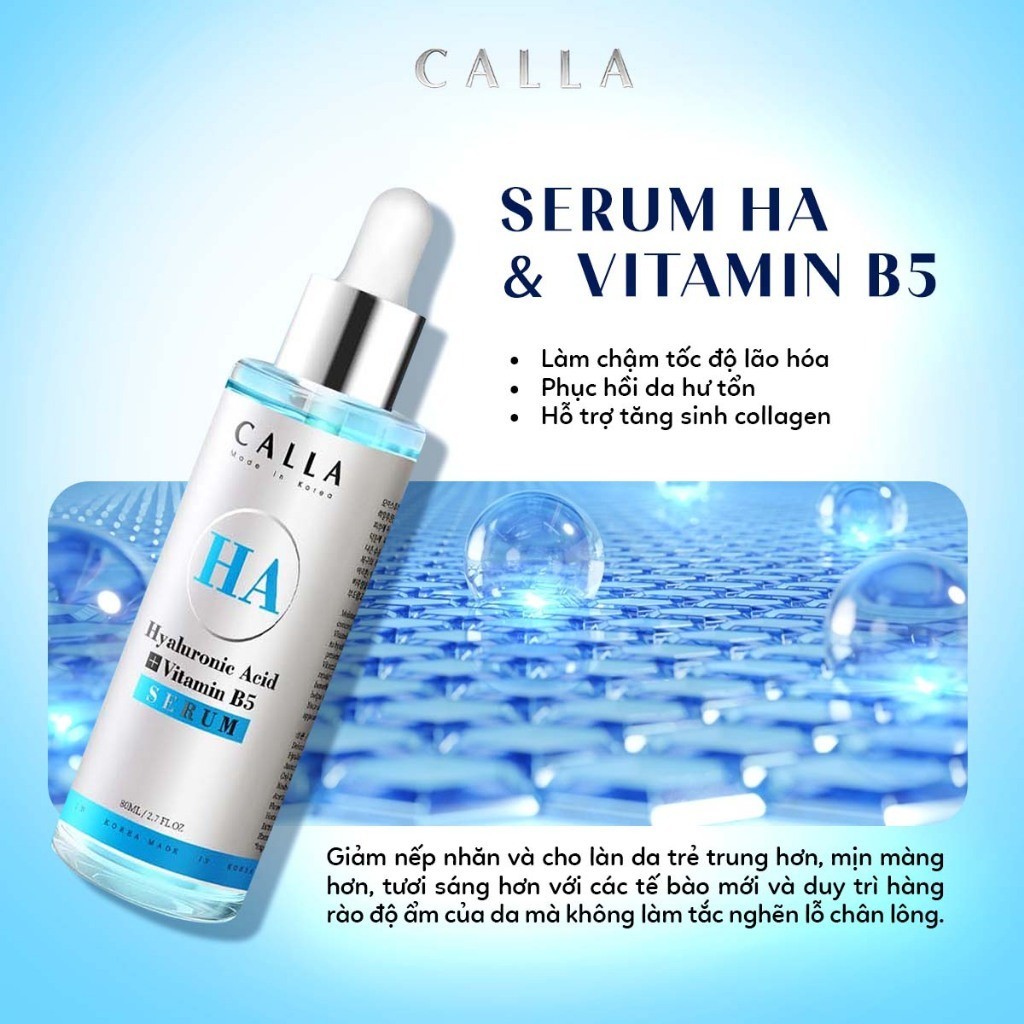 Serum HA & Vitamin B5/Vitamin C & Peptide 9 Calla 30ml