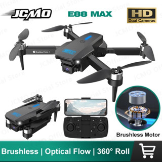 Flycam E88 max 2025 - ĐỘNG Cơ không chổi than - camera giá rẻ mắt quang - túi đựng