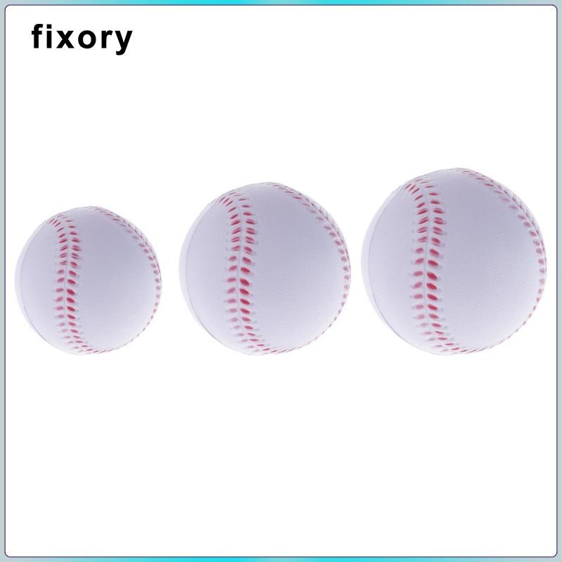 Fixory Premium 9cm Bóng Chày PU Softball Rounder Luyện tập cho trẻ em