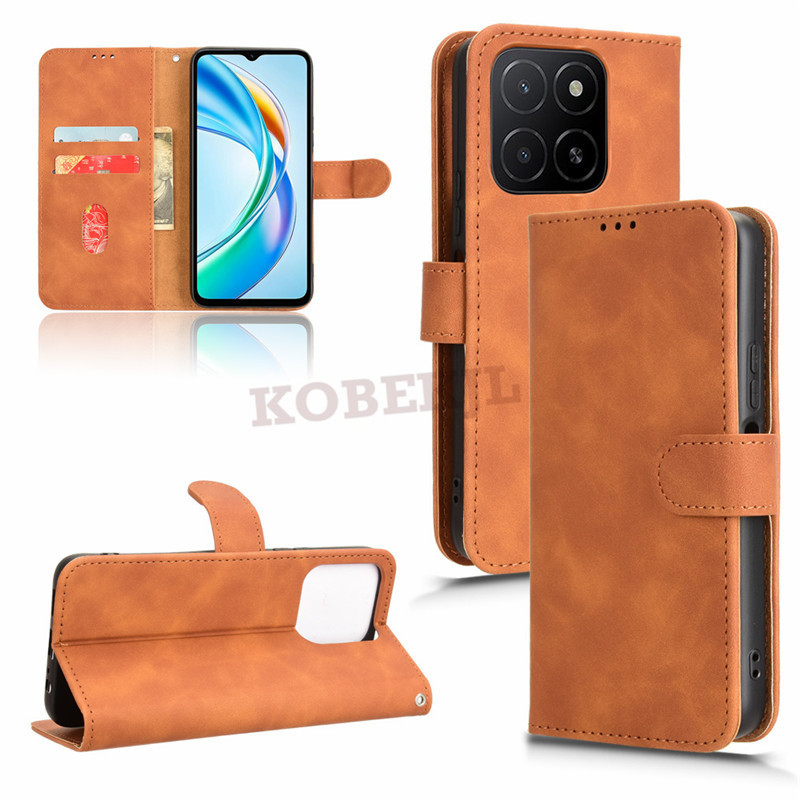 Ốp Lưng Honor X5B Lật Từ Khóa Điện Thoại Đứng Dành Cho Honor X5B Plus HonorX5B Ốp Lưng Ví Da PU Ốp L