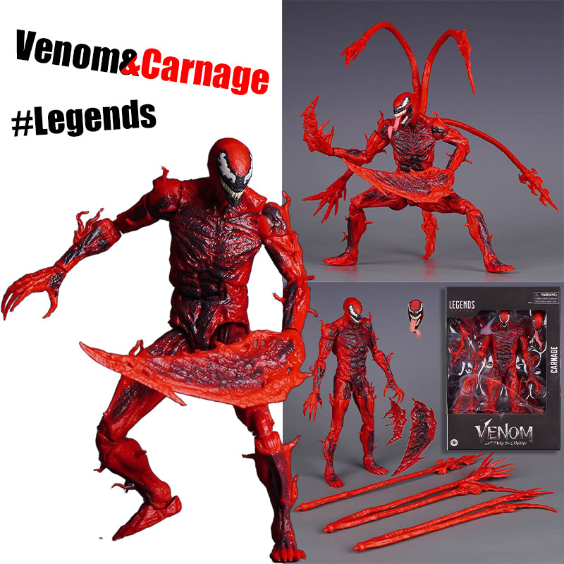 Venom Let There Be Carnage Nhân Vật Hành Động Marvel Venom Carnage Legends Series Thay Đổi Mặt Artic