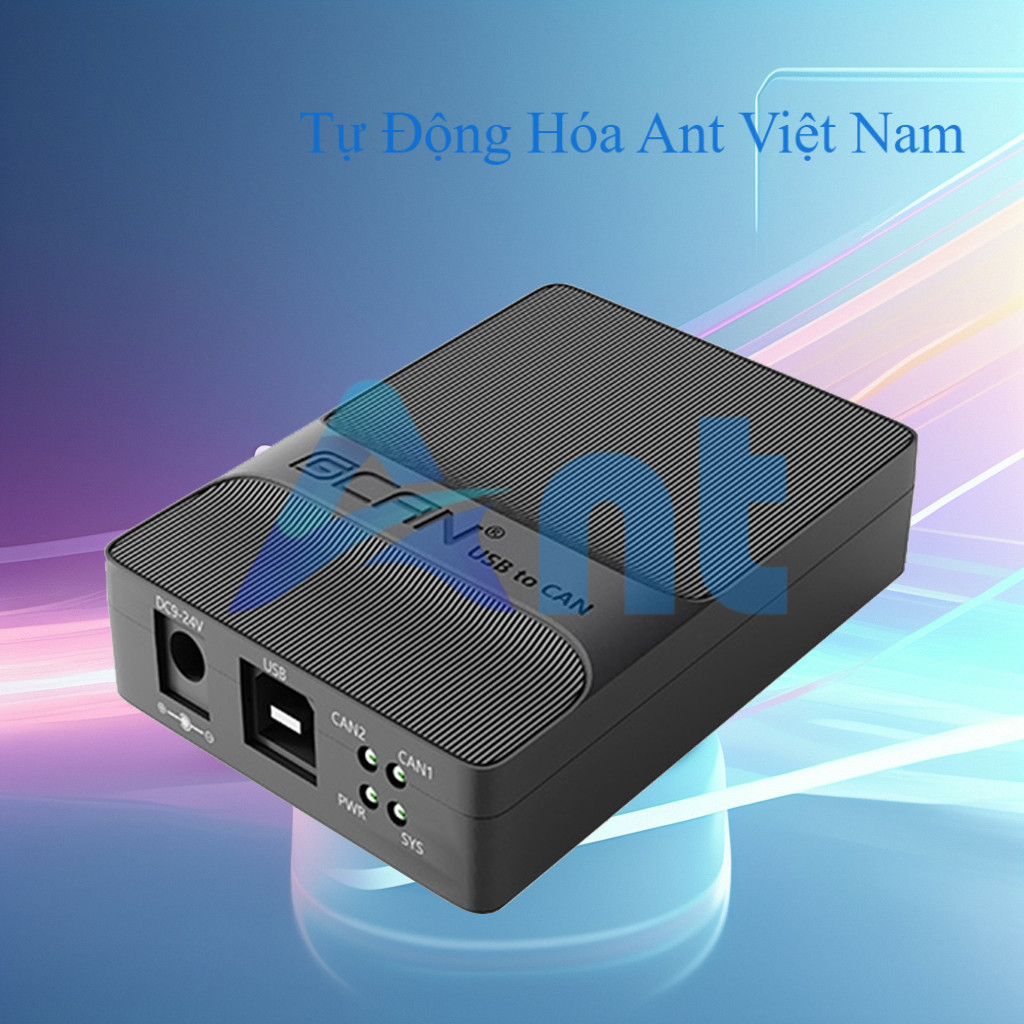 New Original CANBUS Analyzer canopen J1939 usbcan2 chuyển đổi USB CAN tương thích với zlg