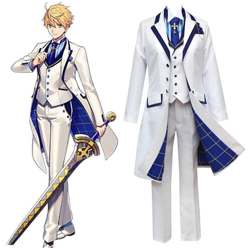 Fate FGO Arthur Trắng Ngày Lễ Tình Nhân Thanh Kiếm Anh Hùng TinhSpirit Dress cosplay trang phục nam 