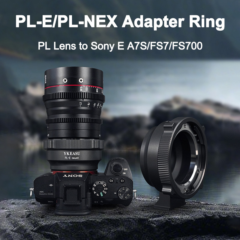NIYI Bộ chuyển đổi NIYI Ống kính Cine PL-NEX cho Sony A7M4 / R5 ZVE10 Mark II A7S3 A7R2 A7CR Vòng ch
