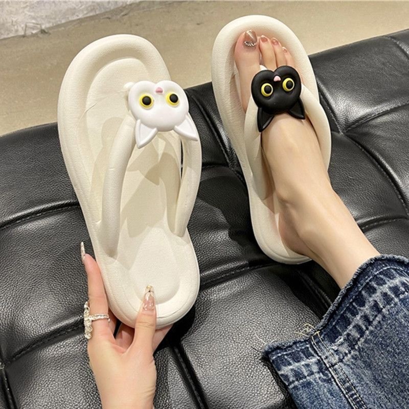 Phong Cách Mới EVA Flip-Flops Nữ Mặc Ngoài Đế Mềm Flip-Flops Flip-Flops Nữ Flip @