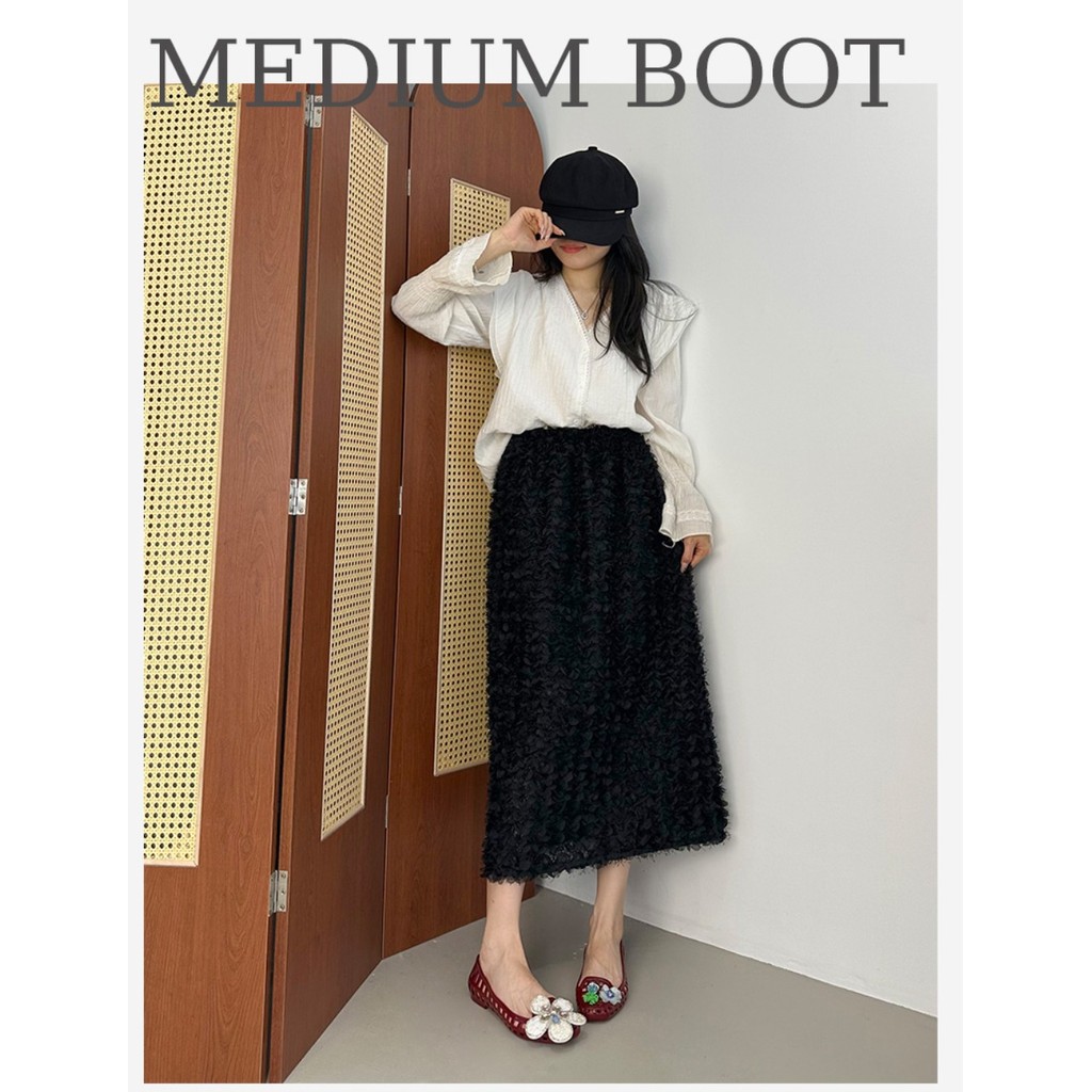 Mặc Bên Ngoài Hoa Retro Trong Suốt Pha Lê Giày Vuông Mũi Sandal Nữ Mùa Hè Thoáng Khí Thường Ngày Rỗng Giày Dạ Hội Một Bàn Đạp