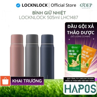  Bình giữ nhiệt 505ml Maman LocknLock Chính hãng giữ nhiệt lâu nắp kín có thể thay thế cốc LHC1487 - HAPOS HSA 