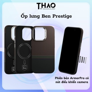 Ốp Benks Prestige ArmorAir / ArmorPro Kevlar dành cho iPhone, tích hợp vòng hỗ trợ sạc không dây từ tính