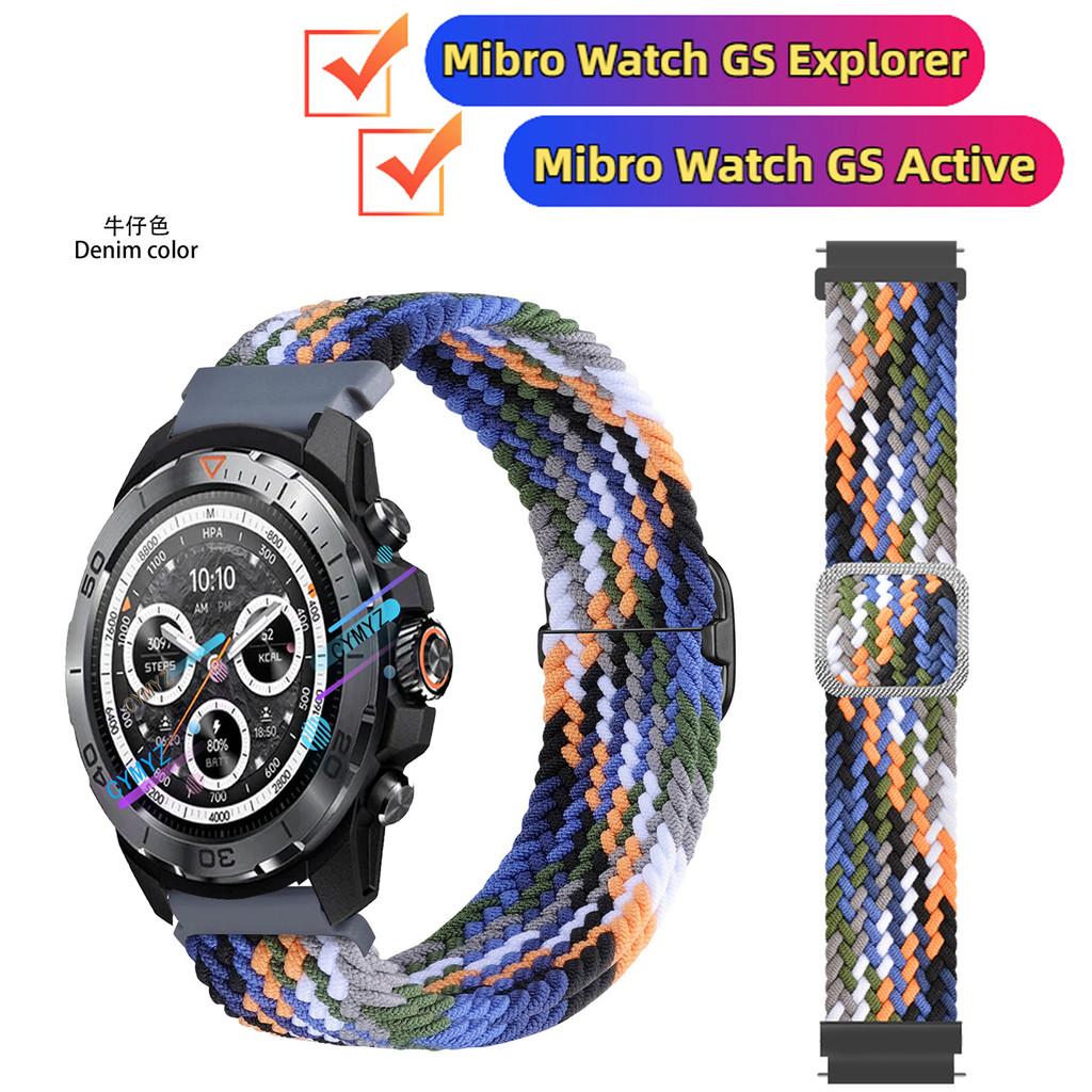 Dây đeo Mibro Watch GS Explorer Dây đeo Nylon cho Mibro Watch GS Dây đeo hoạt động Dây đeo cổ tay th