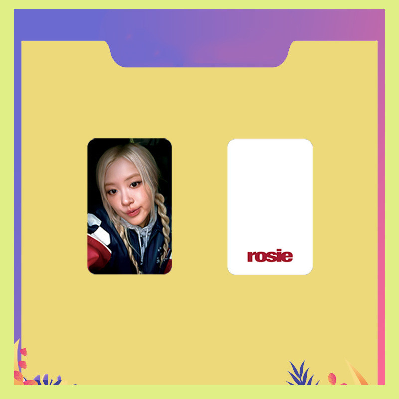 2-10 Chiếc BP ROSE ROSIE SOLO ALTER EGO Lomo Cards SUNNI VIXI ROXI Phát sóng LISA JENNIE JISOO CHULO