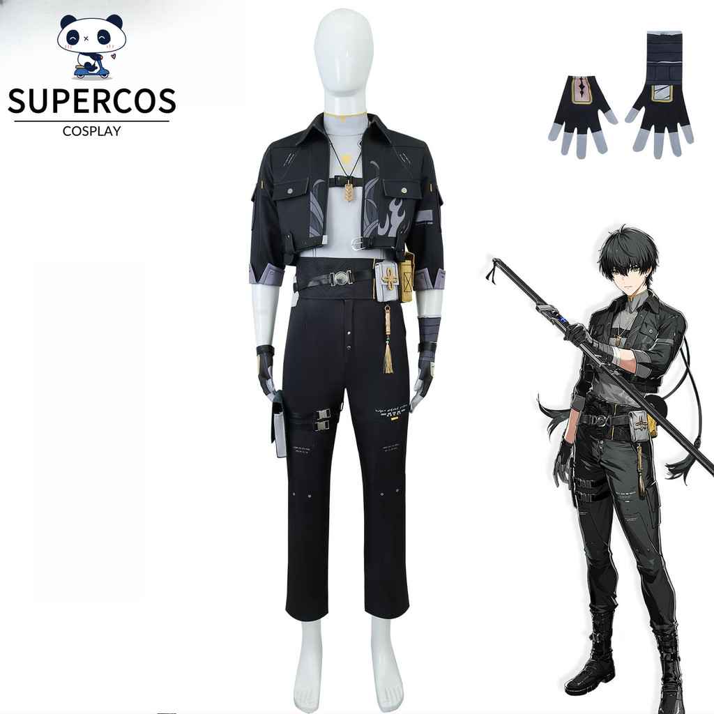 Bộ trang phục Cosplay Wuthering Waves Male Rover cho bữa tiệc Con Sự kiện Phục hồi hoàn hảo