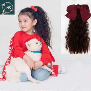 giao hàng nhanh-kẹp tóc nơ tiểu thư tóc giả cho bé kẹp tóc giả đuôi ngựa hiền be tóc giả phụ kiện tết