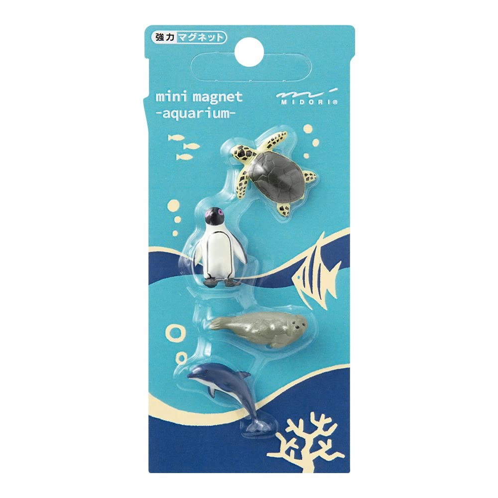 DESIGNPHIL MIDORI Magnet Mini Magnet Aquarium Pattern A 49883006 【Direct from Japan】