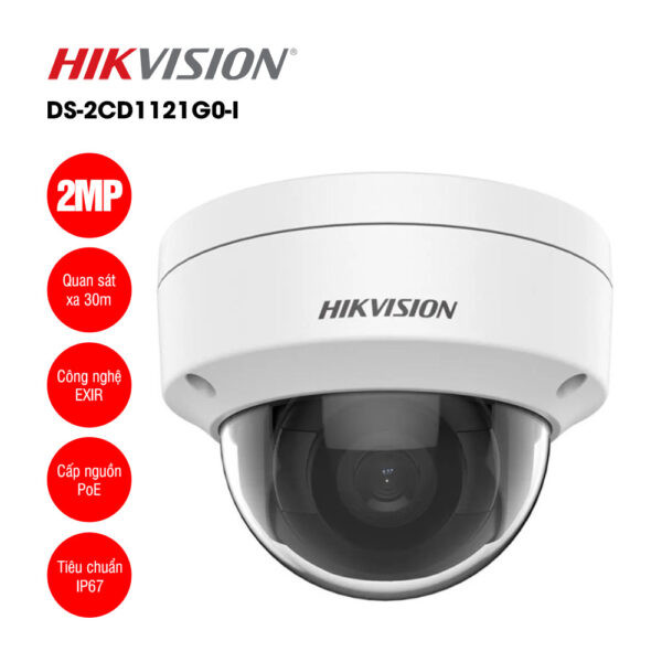 [Có sẵn] [Có bảo hành] [Chính hãng] Camera HIKVISION - DS-2CD1121G0-I (2.8MM)