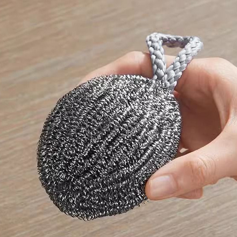✨✨Miếng chà xông nồi, giẻ sắt cọ rửa inox nhôm,thép không gỉ, có dây cheo, tiện dụng đa năng