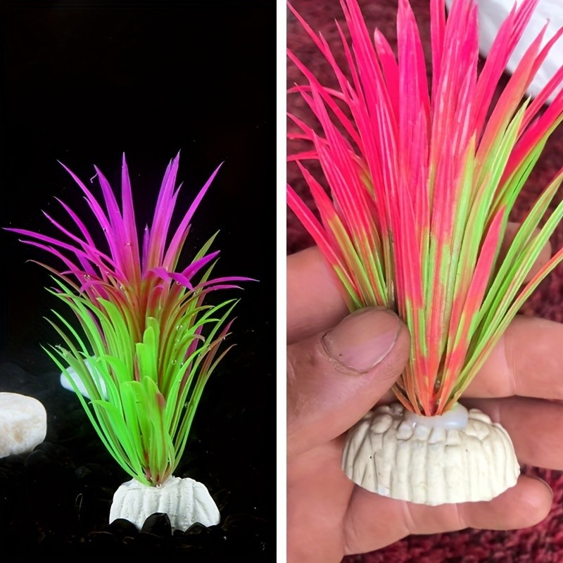 1 Chiếc PE Nhựa Mô Phỏng Cỏ Nước, Bể Cá Cảnh Quan Hoa Nhân Tạo Cho Khách Sạn Đĩa Trái Cây Trang Trí