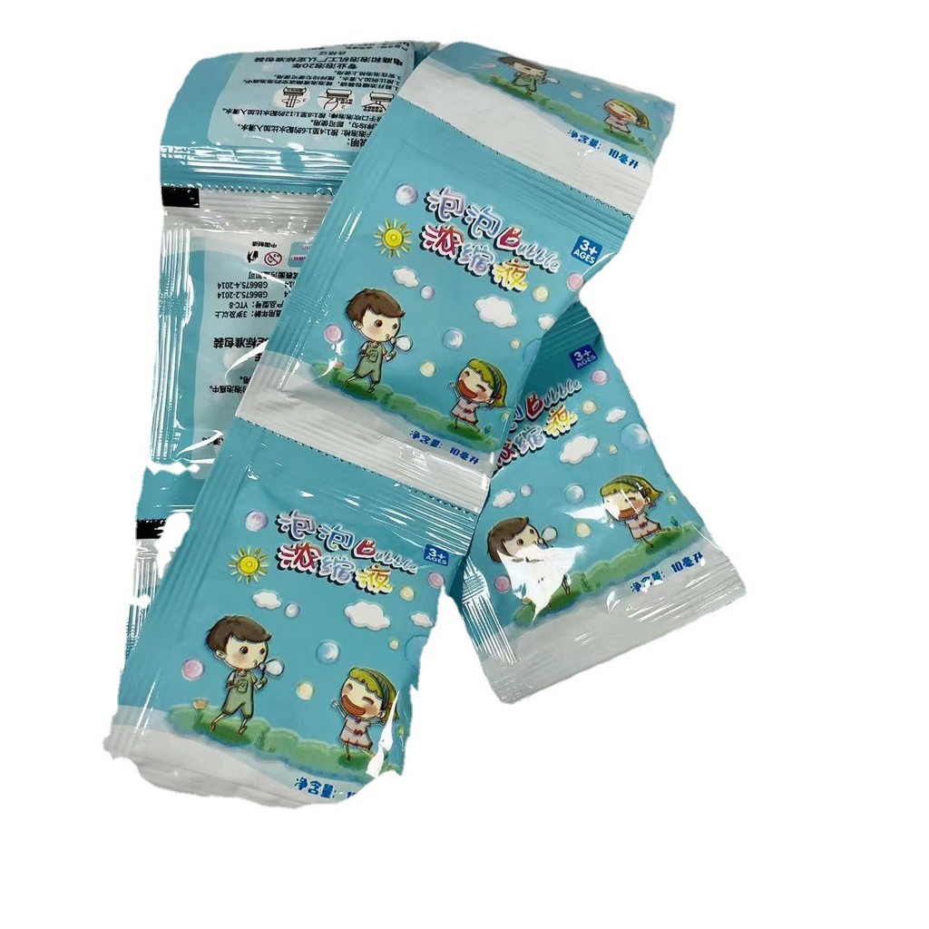 Gói Nước Pha Bong Bóng Xà Phòng 10ml Đậm Đặc - Tạo Bong Bóng Bền Đẹp, Không Độc Hại Cho Bé