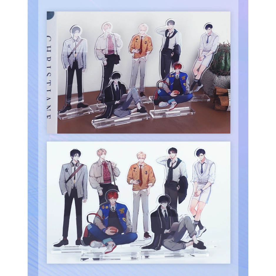 Mô hình Standee DEBUT OR DIE in hình game anime chibi trang trí xinh xắn đáng yêu - zenda