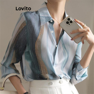 Áo kiểu Lovito nhiều màu sắc phong cách thanh lịch cho nữ LNL65048