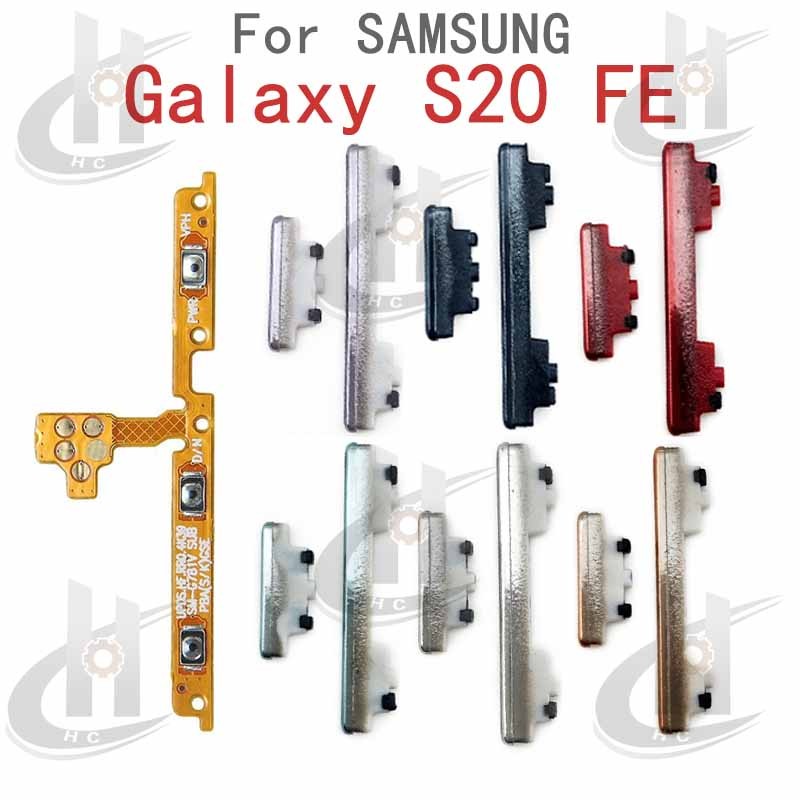 Dành Cho Samsung Galaxy S20 FE Power volume side button Flex Cable Keys Nút Tắt Âm Lượng Lên Xuống Nút Bên Thay Thế Một Phần
