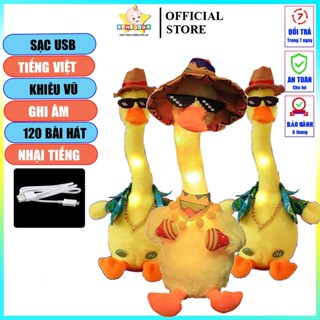 Vịt nhại giọng vịt nhảy múa vịt linh linh nhảy múa cho bé bảo hành 3 tháng