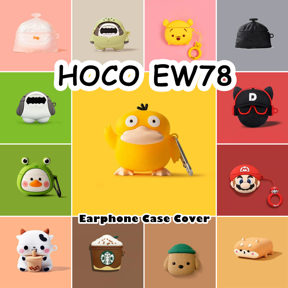 Hàng CÓ SẴNDành Cho Ốp Lưng HOCO EW78 Hoạt Hình Thú Vị Vỏ Tai Nghe Silicon Mềm Vỏ NO.1