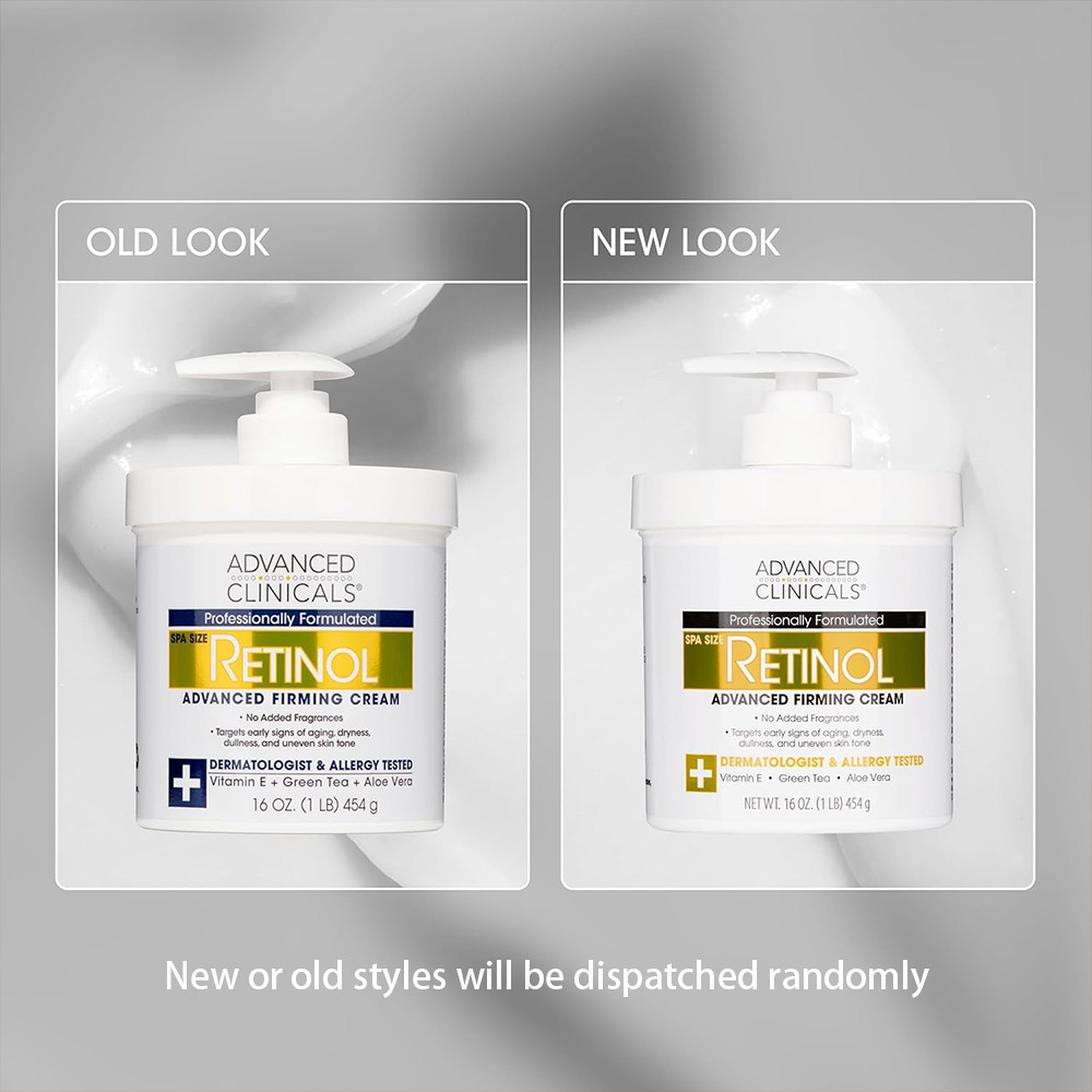 Advanced Clinicals Retinol Body Lotion & Face Moisturizer 435ml