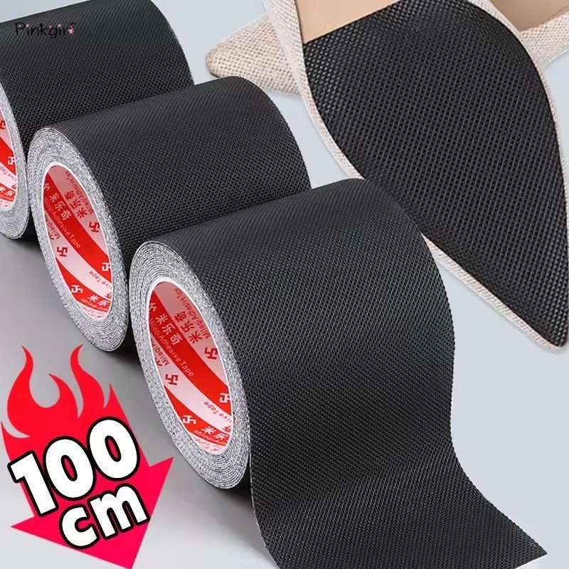  100cm Giày Thể Thao Miếng Dán Bảo Vệ Mạnh Mẽ Tự Dính Cuttable Chống Trơn Trượt Đế Giày Dán Chống Mài Mòn Im Lặng Miếng Dán Băng 