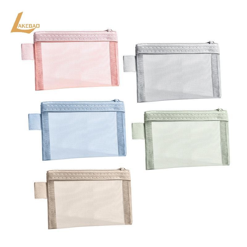 [LAKEBAO] 1 Túi đựng lưới dây kéo di động Ví đựng tiền xu Lưới vuông nhỏ Ví đựng tiền xu Túi đựng đồ du lịch có khóa kéo [MỚI] | BigBuy360 - bigbuy360.vn