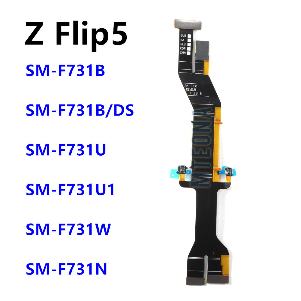 Dành Cho Samsung Galaxy Z Flip 5 SM-F731B F731 Flip5 Bo Mạch Chủ Chính Kết Nối Màn Hình LCD Cáp Mềm 