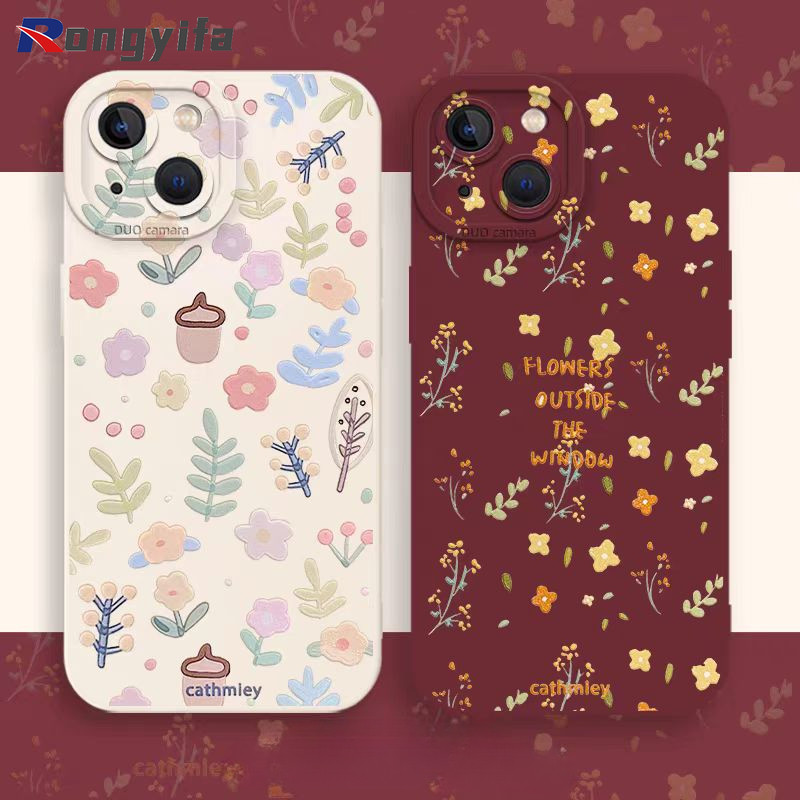 Ốp Điện Thoại Hoa Tươi Nhỏ Phong Cách Hàn Quốc Cho Samsung Galaxy A56 A26 A16 A36 J6 J4 Plus J2 Prim