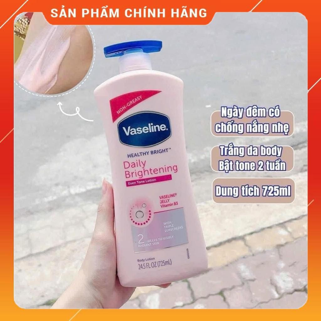 Sữa Dưỡng Thể Vaseline Daily Brightening Even Tone Lotion Bản Mỹ Chai 725ml