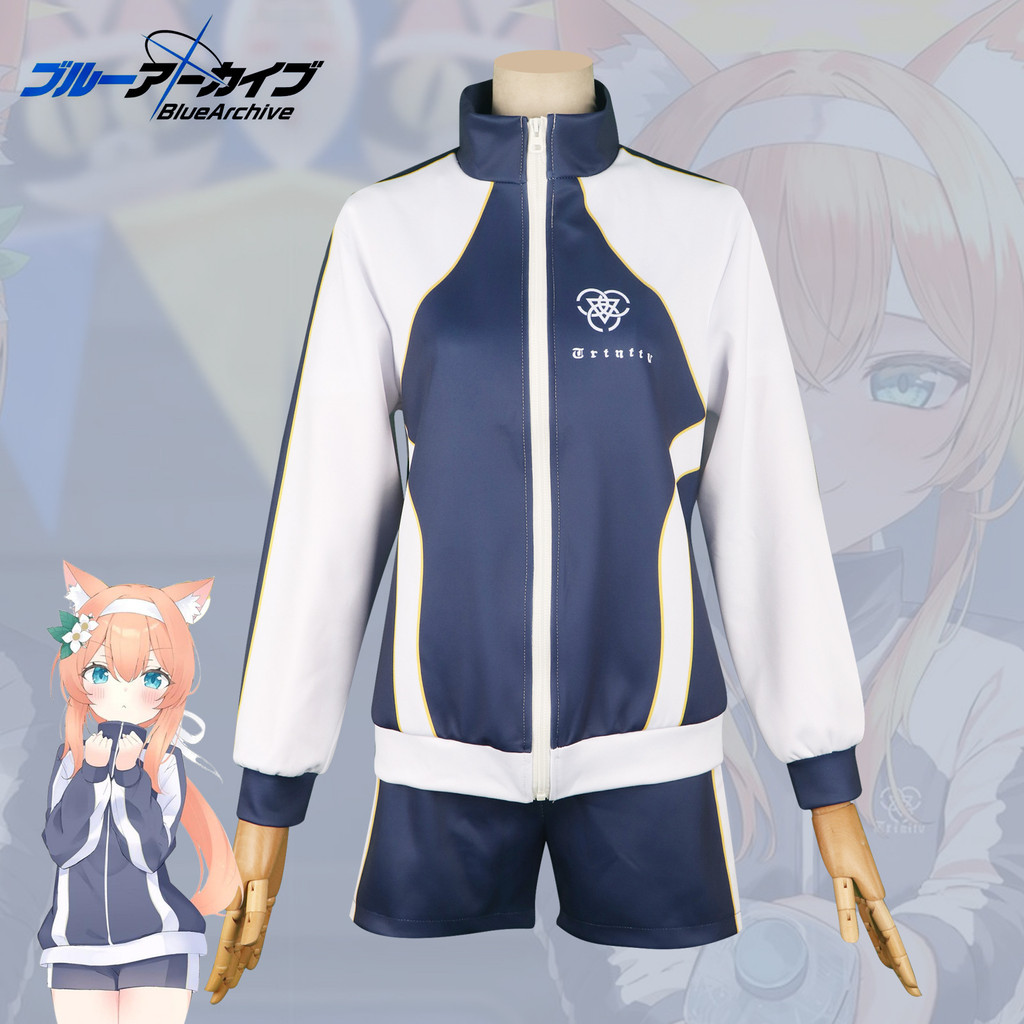 Blue Archive cosplay Iochi Mari Anime Thể Thao Thể Thao Quần Áo