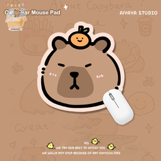  KXH Tấm lót chuột không đều Hoạt hình Bàn di chuột Capybara dễ thương Thảm để bàn máy tính Thảm trải bàn động vật sáng tạo cho văn phòng Thảm lót chuột tại nhà ELWW 