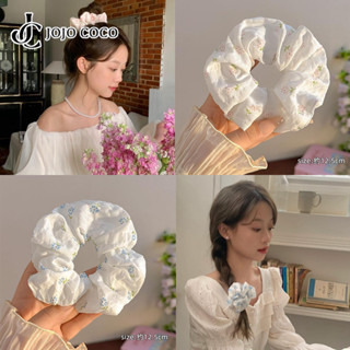 Jojo COCO Phong Cách Hàn Quốc Dây Buộc Tóc Hoa Ngọt Ngào Nữ Vải Đuôi Ngựa Scrunchies Dây Tóc Phụ Kiện Tóc