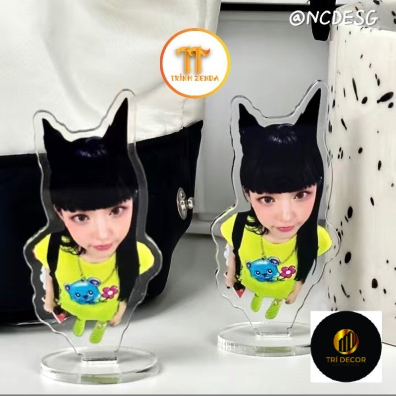 Standee mini decor Haerin nhóm nhạc NewJeans_zenda