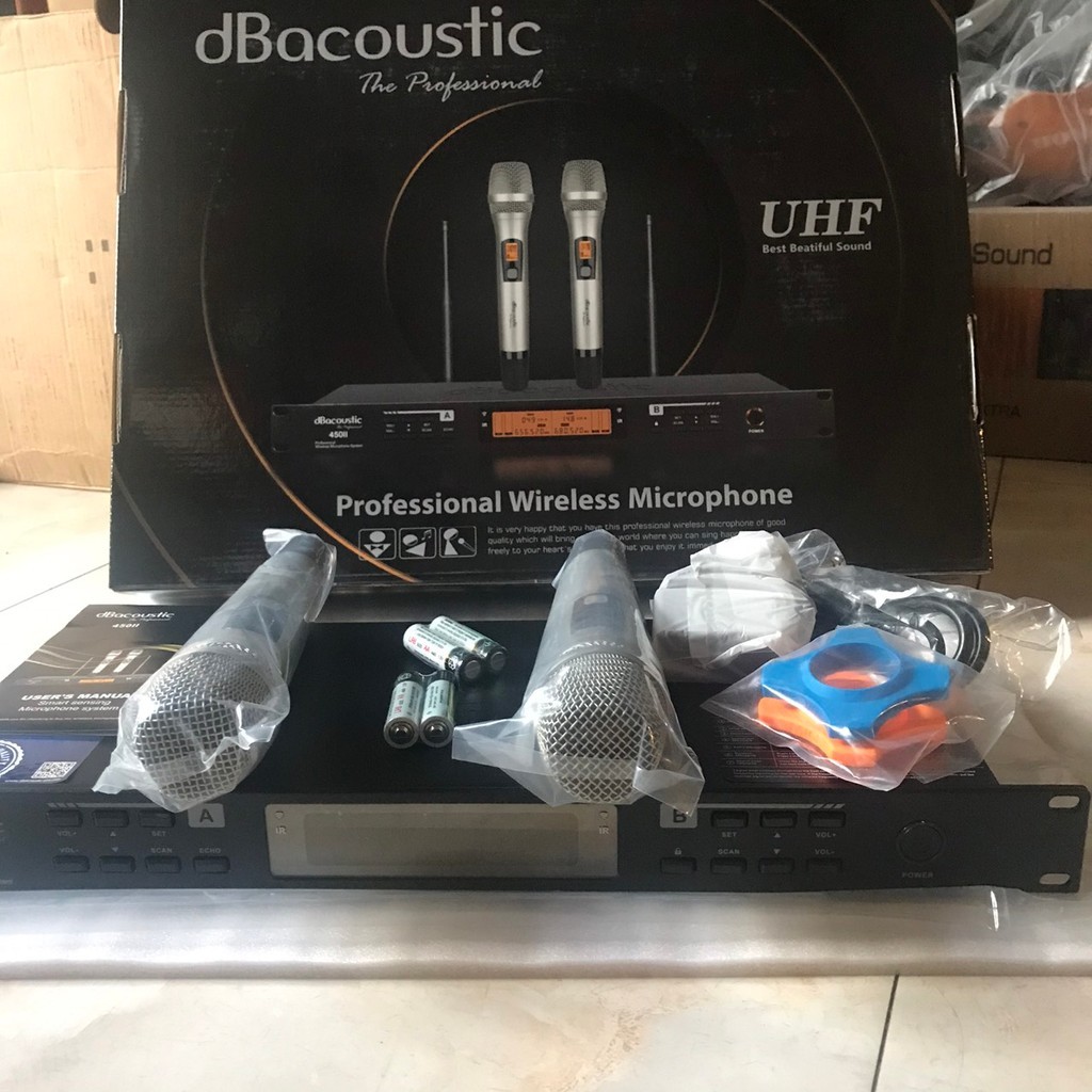 Mic không dây DBAcoustic DB450II V2 - 5 chế độ ECHO  + Tặng pin sạc DB