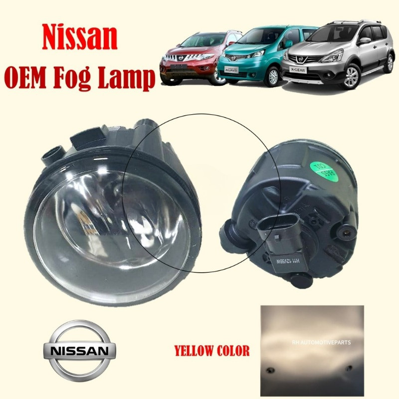 XM (có blub) Đèn Sương Mù Cho NISSAN Livina Xgear Xtrail T31 Evalia Latio Oem Valeo Nissan Pnp Muran
