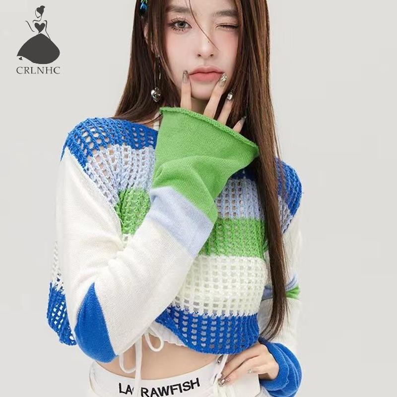 Áo sơ mi nữ màu Dopamine phù hợp style Y2K - Crlnhc